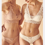 CINOON Fashion Sexy Bra set Women's push up Lace Underwear Panties Thin breathable bra set Jacquard Sexy Underwear Free Shipping