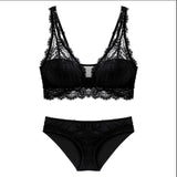 CINOON Fashion Sexy Bra set Women's push up Lace Underwear Panties Thin breathable bra set Jacquard Sexy Underwear Free Shipping