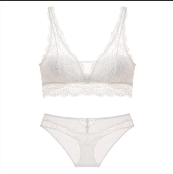 CINOON Fashion Sexy Bra set Women's push up Lace Underwear Panties Thin breathable bra set Jacquard Sexy Underwear Free Shipping