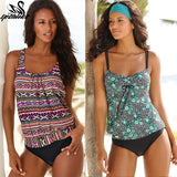 Swimwear 2019 Sexy Swimsuit Women Plus Size Tankini Sets Swim Vintage Beach Wear Bathing Suits Female Bandage Monokini Swim Suit